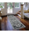 Amer Alexandria Chaves Gray Medallion Runner Rug 2'6"x10'3"
