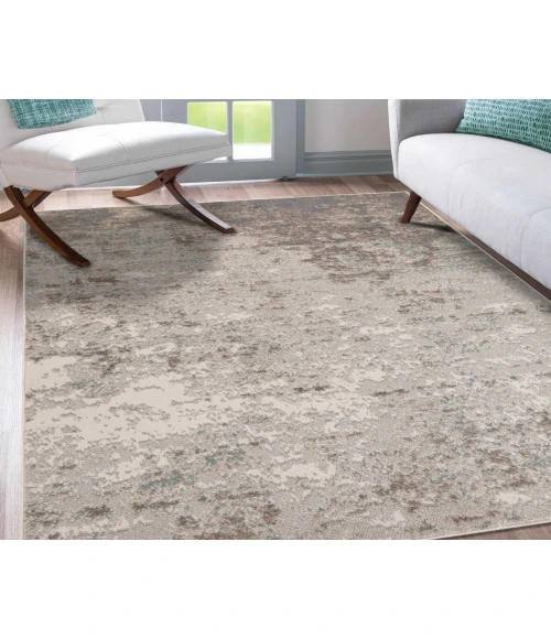 Alpine Amira Gray Abstract Area Rug