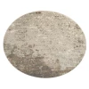Amer Alpine Amira Gray Abstract Round Rug 7'10" x 7'10"