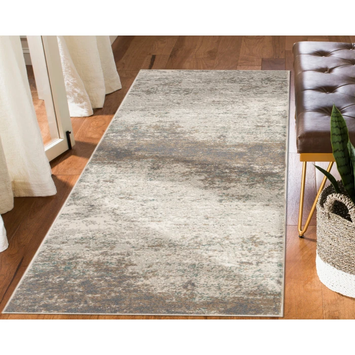 Alpine Amira Gray Abstract Area Rug