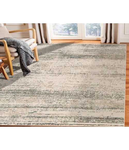 Alpine Grace Ivory Striped Area Rug