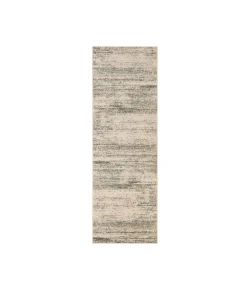 Amer Alpine Grace Ivory Striped Runner Rug 2'7" x 10'