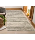 Alpine Grace Ivory Striped Area Rug