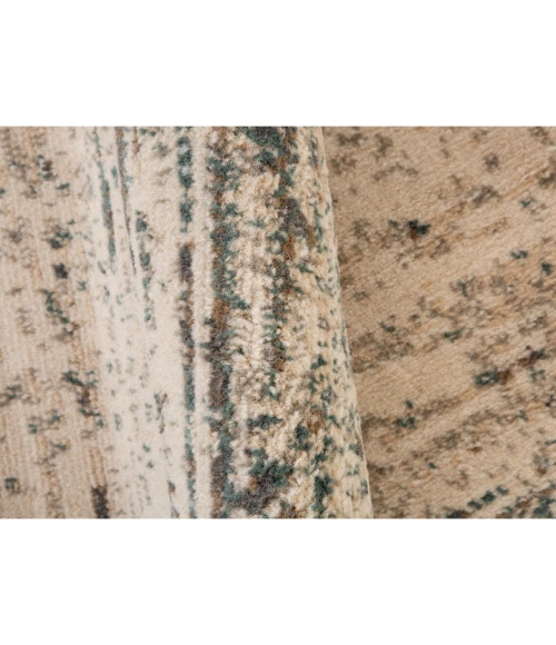 Alpine Grace Ivory Striped Area Rug