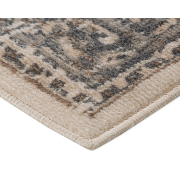 Alpine Hashlei Light Beige Medallion Area Rug