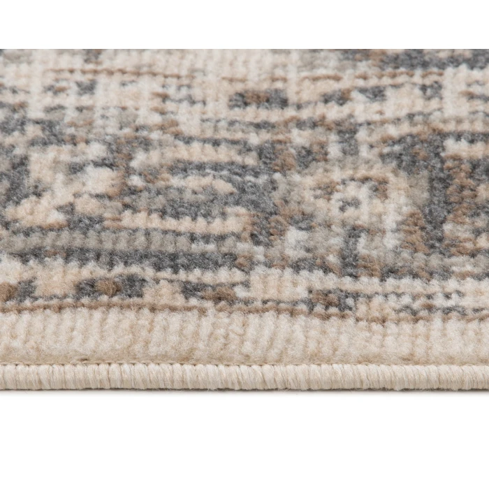 Alpine Hashlei Light Beige Medallion Area Rug