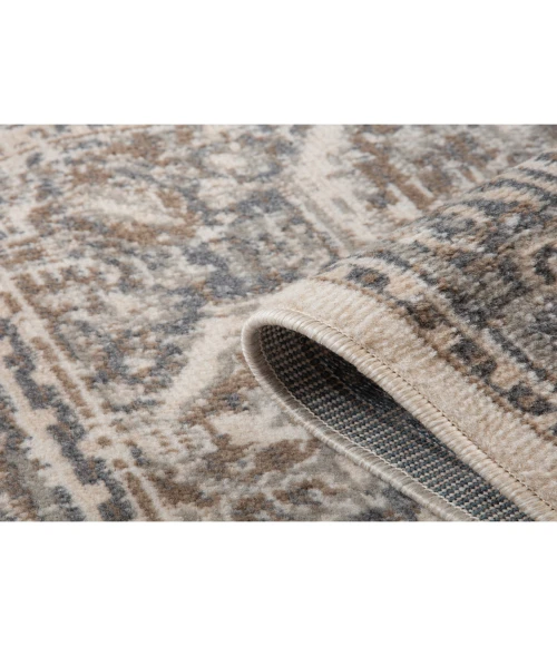 Alpine Hashlei Light Beige Medallion Area Rug