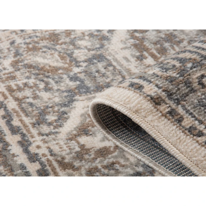 Alpine Hashlei Light Beige Medallion Area Rug
