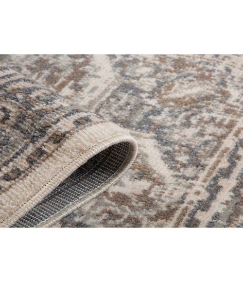 Alpine Hashlei Light Beige Medallion Area Rug