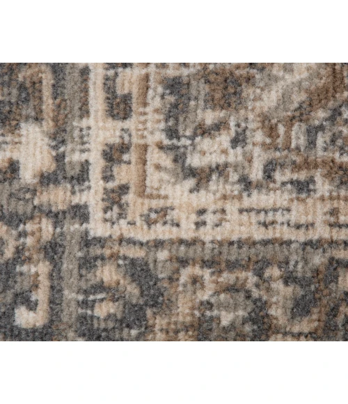 Alpine Hashlei Light Beige Medallion Area Rug