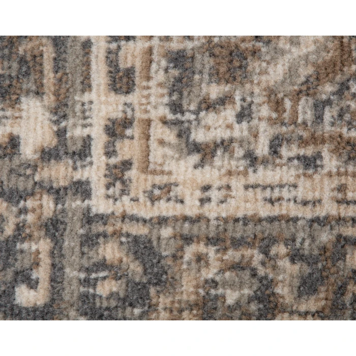 Alpine Hashlei Light Beige Medallion Area Rug