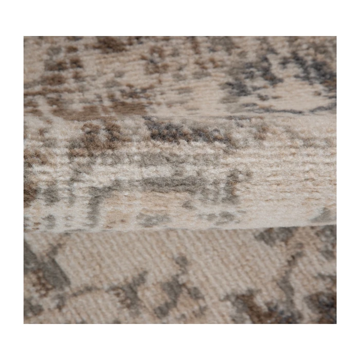 Alpine Hashlei Light Beige Medallion Area Rug