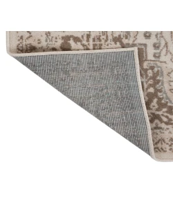 Amer Alpine Imara Light Cream Medallion Round Rug 7'10" x 7'10"