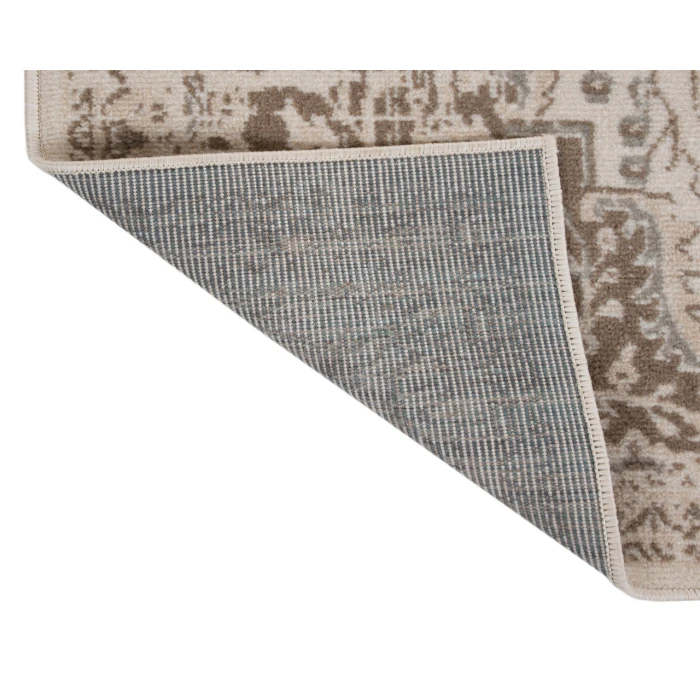 Alpine Imara Light Cream Medallion Area Rug