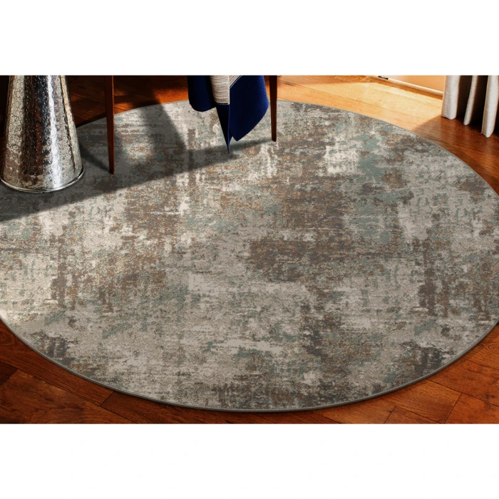 Alpine Bella Light Brown Abstract Area Rug
