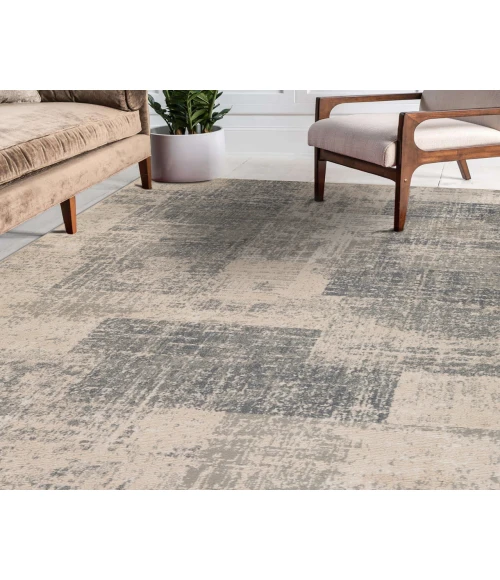 Alpine Cel Light Blue Abstract Area Rug