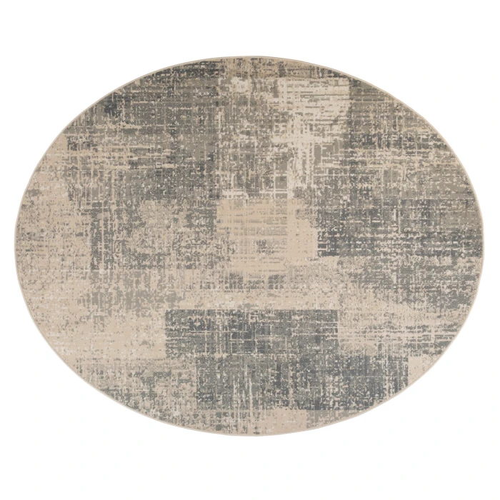 Alpine Cel Light Blue Abstract Area Rug