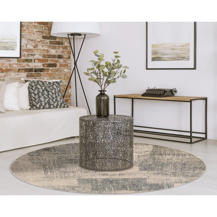 Alpine Cel Light Blue Abstract Area Rug