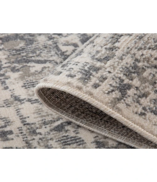 Alpine Dale Medium Gray Medallion Area Rug