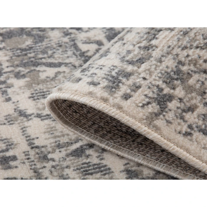 Alpine Dale Medium Gray Medallion Area Rug