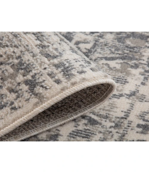 Alpine Dale Medium Gray Medallion Area Rug