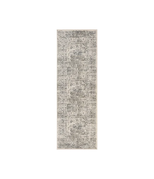Alpine Dale Medium Gray Medallion Area Rug