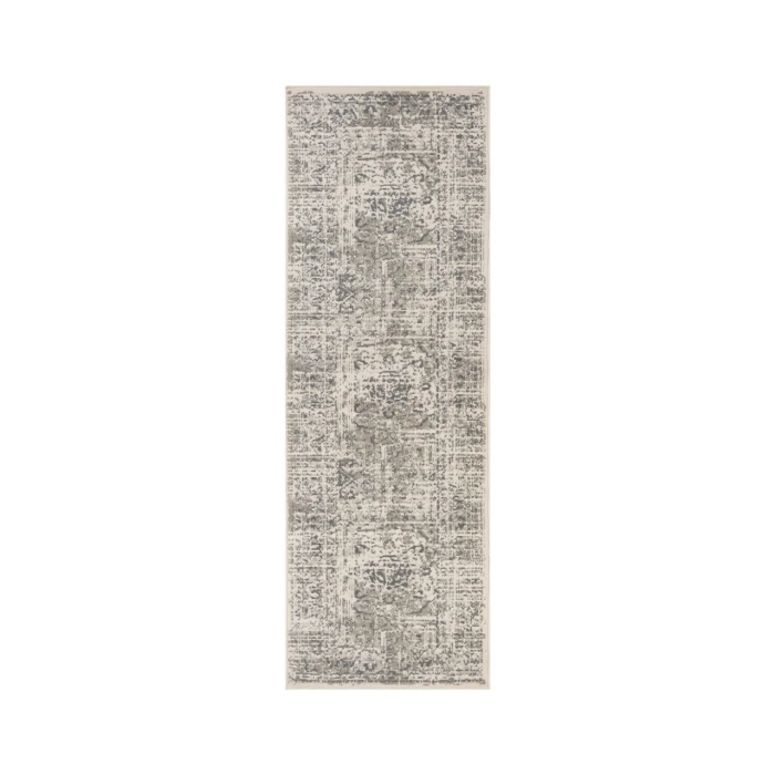 Alpine Dale Medium Gray Medallion Area Rug