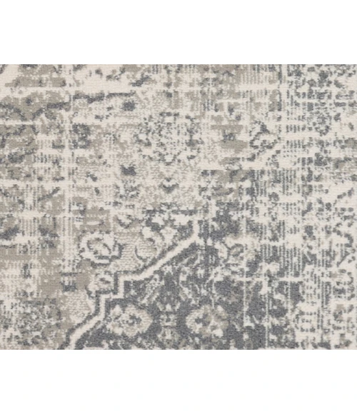 Alpine Dale Medium Gray Medallion Area Rug