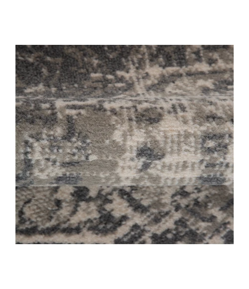 Alpine Dale Medium Gray Medallion Area Rug