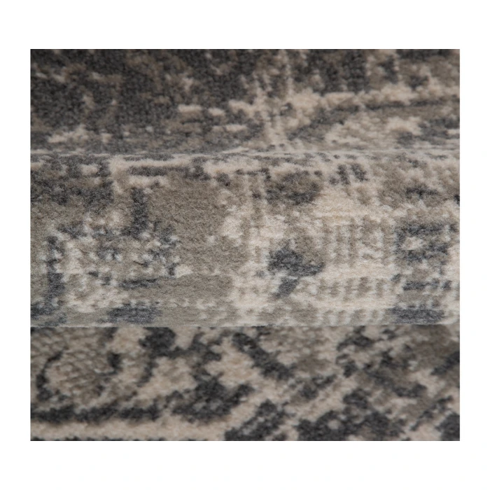 Alpine Dale Medium Gray Medallion Area Rug