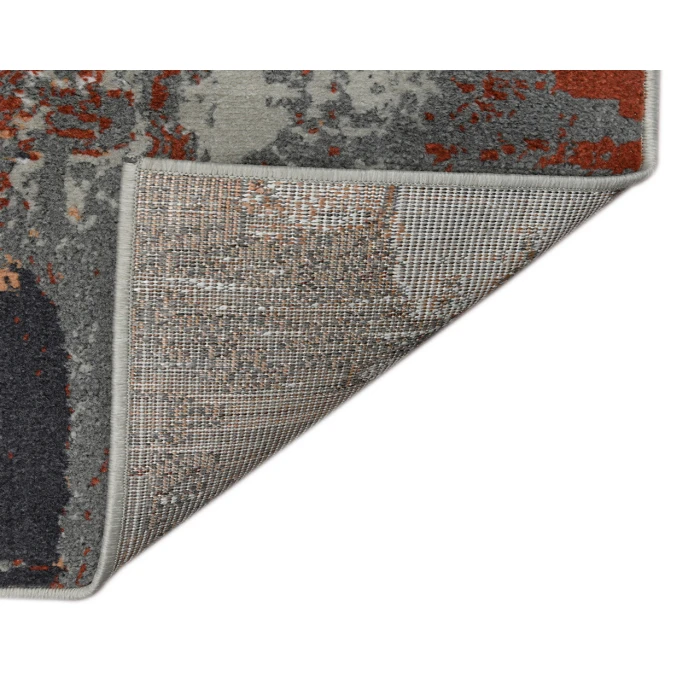 Alpine Ehra Rust Abstract Area Rug