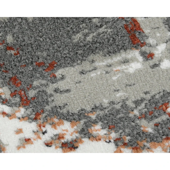 Alpine Ehra Rust Abstract Area Rug