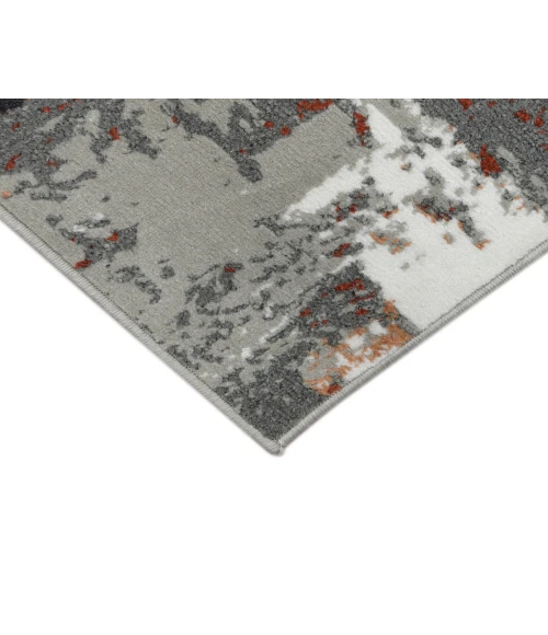 Alpine Ehra Rust Abstract Area Rug