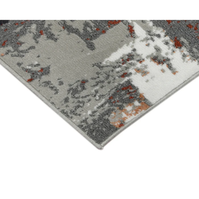 Alpine Ehra Rust Abstract Area Rug