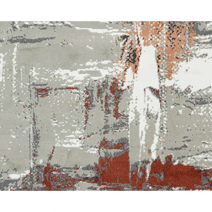 Alpine Ehra Rust Abstract Area Rug