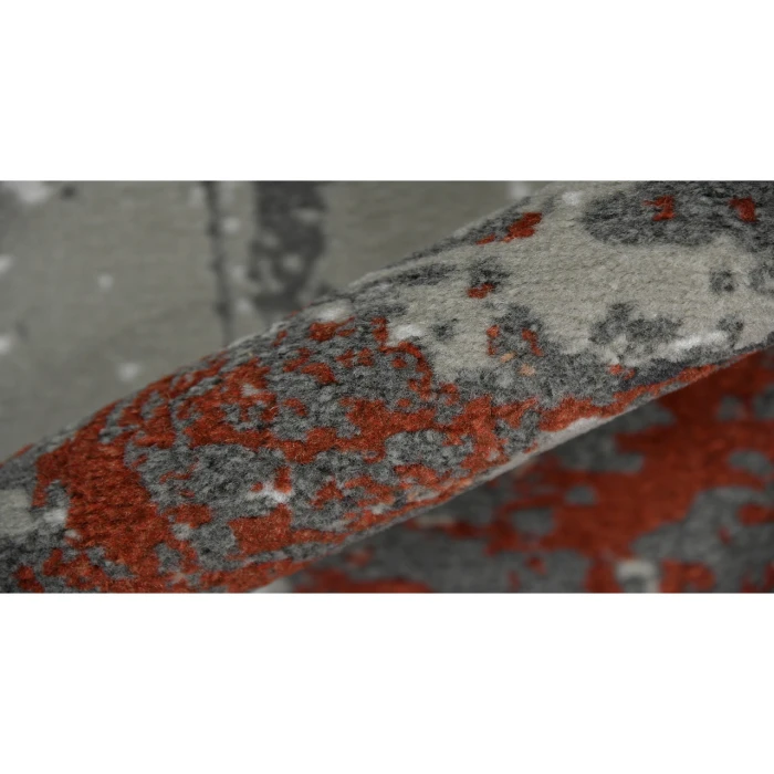Alpine Ehra Rust Abstract Area Rug