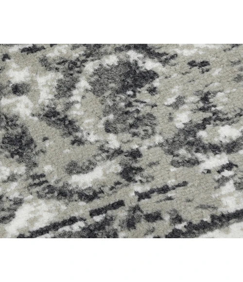 Alpine Fany Dark Gray Bordered Area Rug