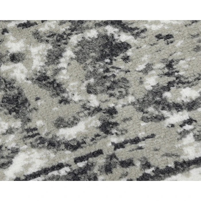 Alpine Fany Dark Gray Bordered Area Rug