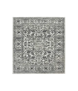 Amer Alpine Fany Dark Gray Bordered Rug 7'10" x 10'2"