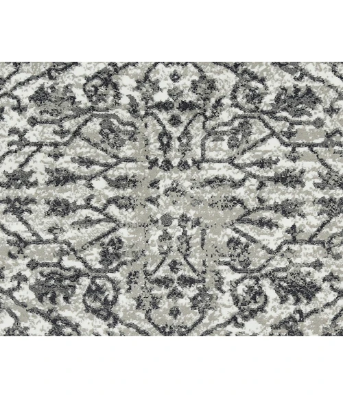 Alpine Fany Dark Gray Bordered Area Rug