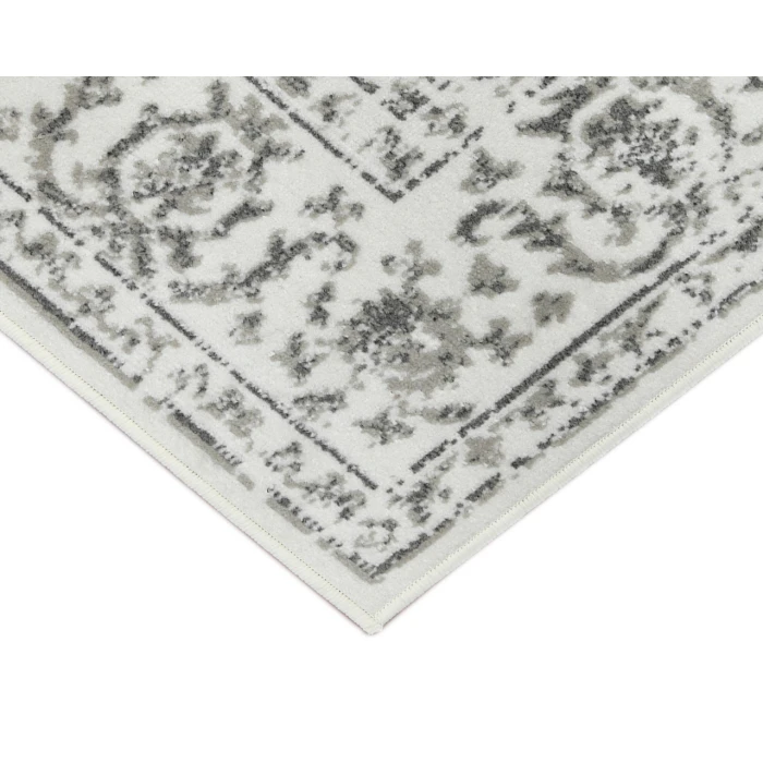 Alpine Fany Light Gray Bordered Area Rug