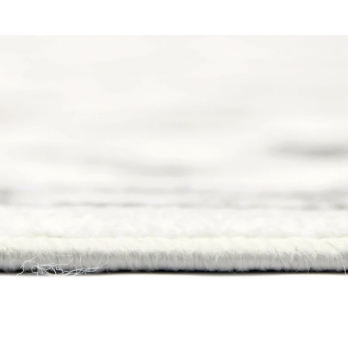Alpine Fany Light Gray Bordered Area Rug