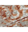 Alpine Fany Orange/Gray Bordered Area Rug