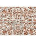 Alpine Fany Orange/Gray Bordered Area Rug