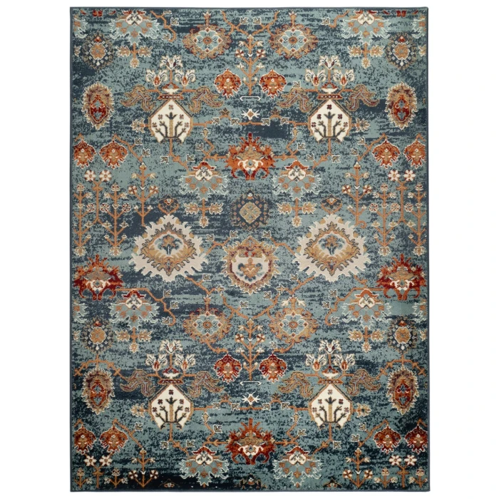 Amer Allure Elina Teal Oriental Area Rug 2'x3'