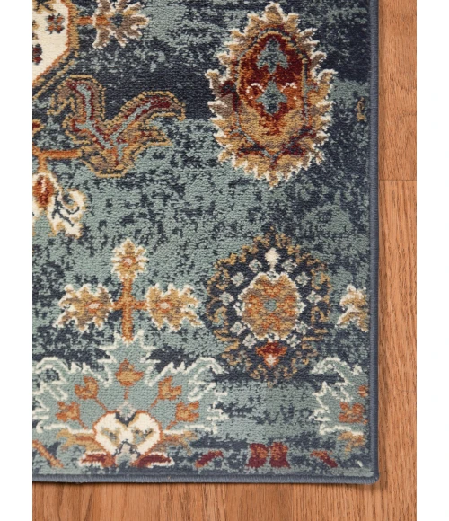 Amer Allure Elina Teal Oriental Area Rug 5'1"x7'6"