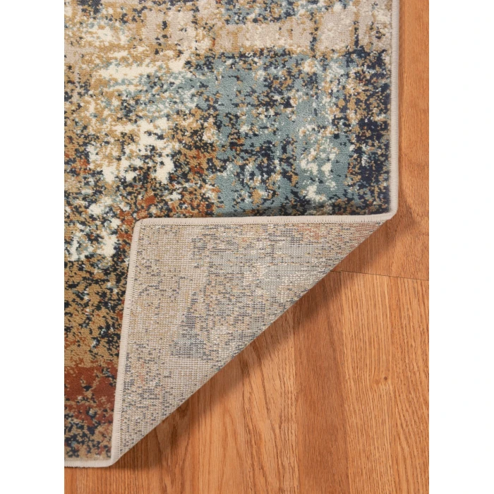Amer Allure Clovis Orange Abstract Area Rug 8'9"x11'9"