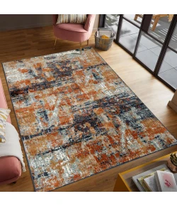Amer Allure Ivory Orange ALU-13 2ft. x 3ft. Rect. Rug