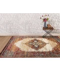 Amer Allure Pelham Red Medallion Area Rug 8'9"x11'9"