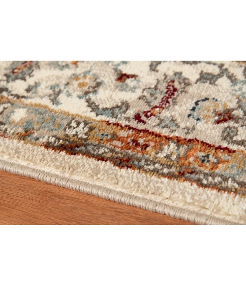 Amer Allure Samson Beige Bordered Area Rug 8'9"x11'9"